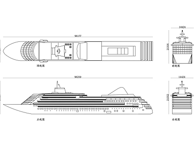 现代其他交通建筑 巡洋舰设计图 巡洋舰模型图 巡洋舰结构图 巡洋舰布局图 巡洋舰外观图 施工图