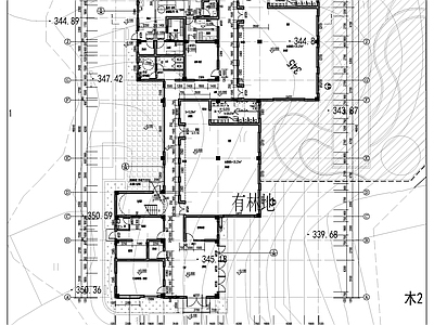 现代新中式幼儿园建筑 新中式幼儿园单体 多层幼儿园建施图 施工图