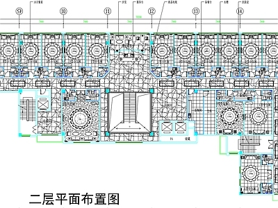 现代工装图库 包厢 包间 包房 餐饮包厢 餐饮包间 施工图 工装图库