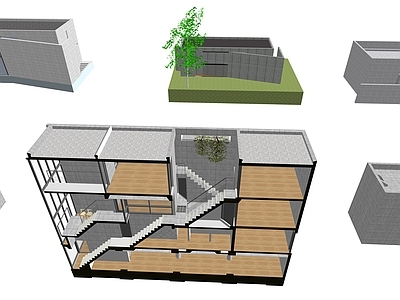 现代轻奢小公建 安藤忠雄建筑 音乐剧场 建筑连廊 特色建筑 大师建筑