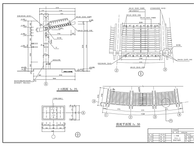 现代廊架 架 施工图