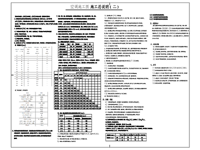 现代设计说明 空调施工 施工图