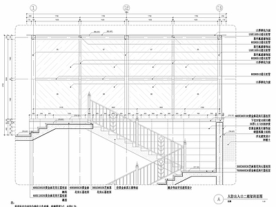 现代廊架 人防出 人防出入库廊架 地下室出廊架 特色廊架 地下室人行出 施工图