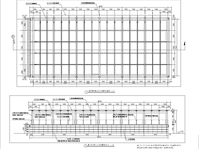 现代住宅楼建筑 地下车库 车库 车库顶棚 施工图