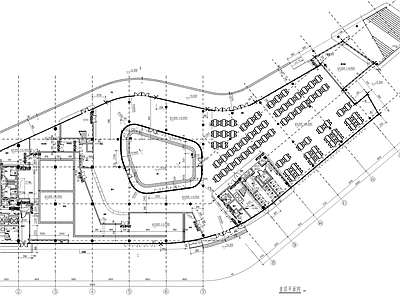 现代学校建筑 高校食堂 施工图