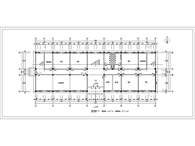 现代学校建筑 教学楼 六层 施工图