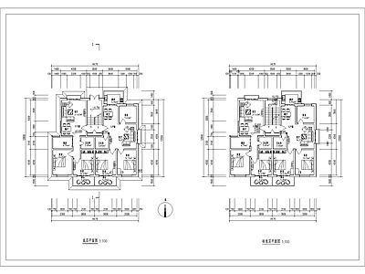 现代住宅楼建筑 人才公寓 自建房 住宅 施工图