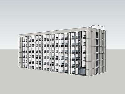 现代多层住宅 多层现代公寓楼