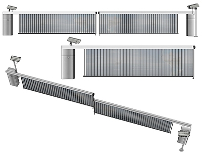 门禁 收费杆 道闸 升降杆 车库入口
