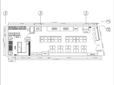 现代其他餐饮空间 麻辣烫 施工图