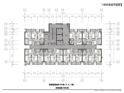 现代学校建筑 平面图 施工图