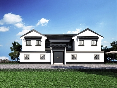 中式古建 中式四合院