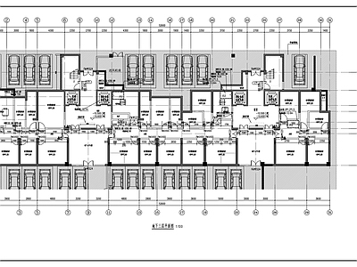 现代住宅楼建筑 大学生安居六区 施工图