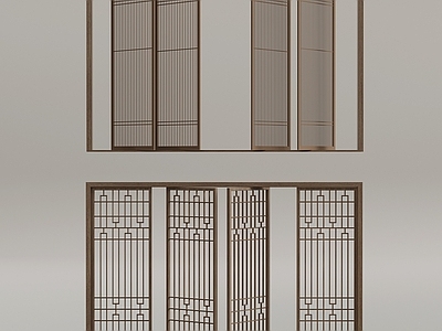 新中式屏风 屏风 新中式屏风 隔断