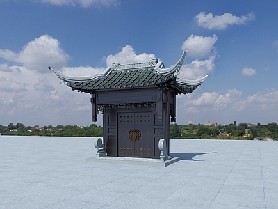中式新中式古建 中式入户大