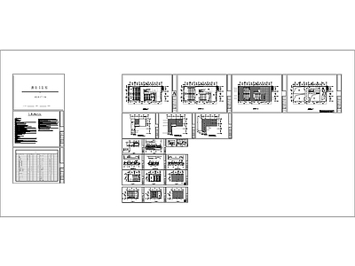 现代极简其他工装空间 影院 施工图