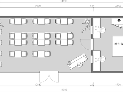 现代其他餐饮空间 快餐厅 施工图