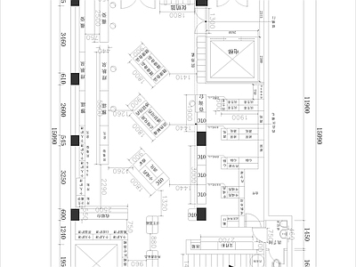 现代医院 美奥诊所 医院 诊所 平面图 施工图