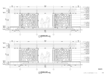 现代廊架 廊架 施工图