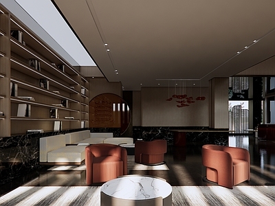 现代酒店大堂 酒店大堂