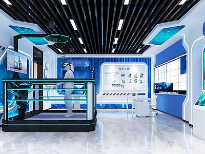 现代工业其他公共空间 VR工地体验馆 智慧工地 安全工地展厅 工地安全教育馆 企业工地安全