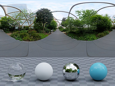 现代小区HDR 屋顶HDR 阳光房 楼顶 植物房 大棚绿化