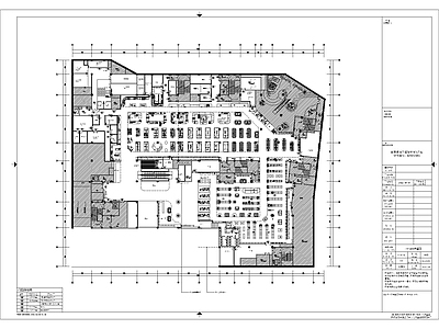 工业其他工装空间 三千平超市 施工图
