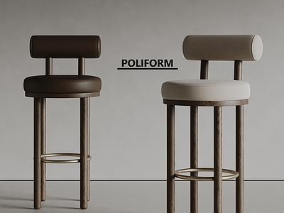 现代吧椅 poliform 现代吧椅 实木吧椅 酒吧吧椅