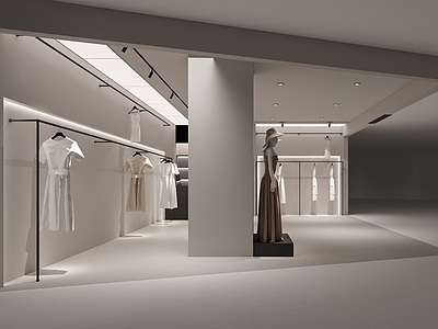 现代极简服装店 女装店