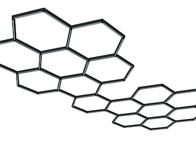现代其他灯具 六边形组合灯架