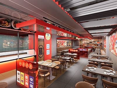 新中式工业烧烤烤肉店 烧腊店 港式 现代