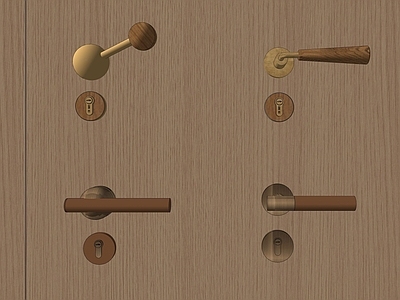 现代门把手 创意设计门把手 圆形门把手
