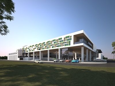 现代厂房 4s店