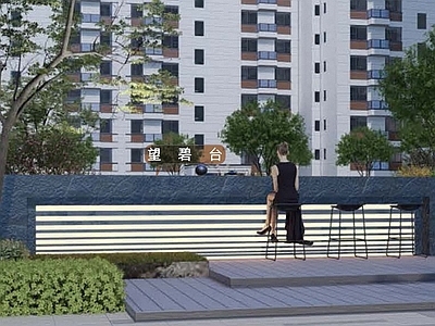 现代新中式庭院 望景 亲水 眺望 景观 分区隔断 施工图
