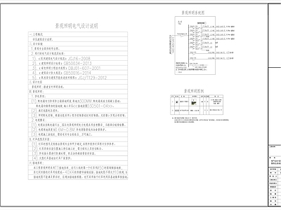 现代设计说明 施工 电气 改造 施工图