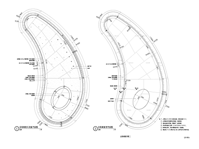 现代廊架 异形廊架 施工图