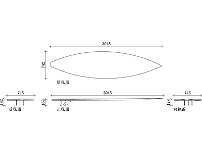 现代其他休闲娱乐空间 冲浪板形状 冲浪板材质 冲浪板长度 冲浪板稳定性 冲浪板适用人群 施工图