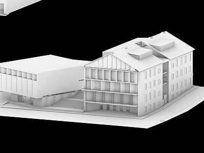 现代学校建筑 教学楼学校