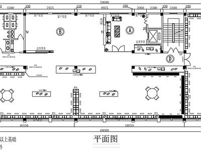 现代其他商业空间 企业服装展厅设计 服装展示空间设计 服装展 施工图 商业空间