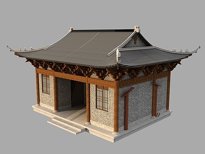 新中式中式古建 中式古建筑 中式宅院大