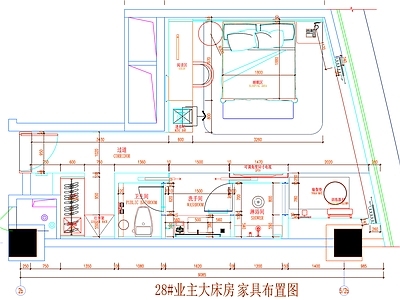 现代工装图库 客房 房间 客房平面图 房间平面布局 客房平面布置 施工图 工装图库
