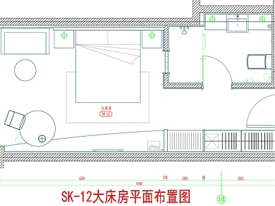 现代工装图库 客房平面布置 房间平面布局 客房平面图 房间 客房 施工图 工装图库