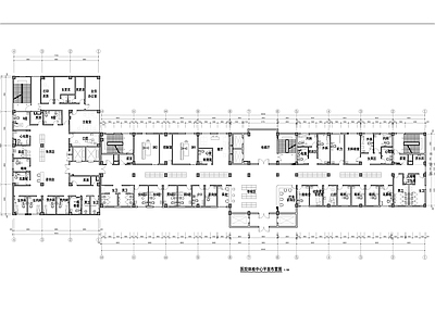 现代医院建筑 体检中心 施工图