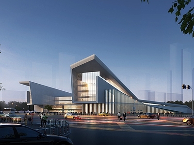 现代其他公共建筑 合肥高新市民中心 总平面图 施工图