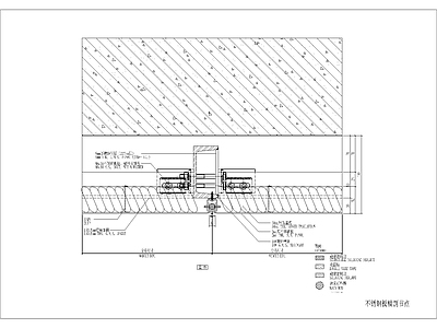 现代其他节点详图 不锈钢板幕墙安装 施工图