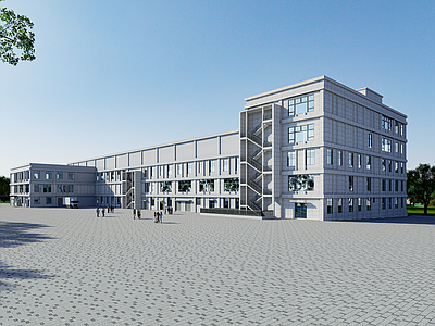 现代厂房 现代工厂建筑