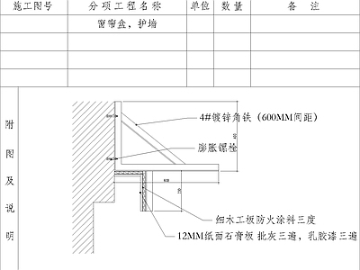 现代其他节点详图 盒 护墙 施工图