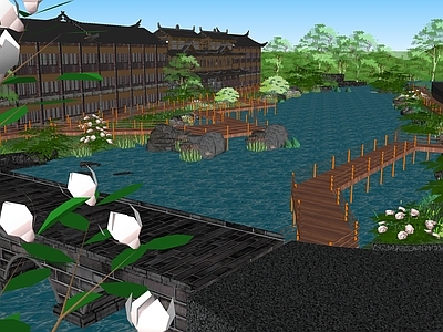 现代景观公园 景观公园b1