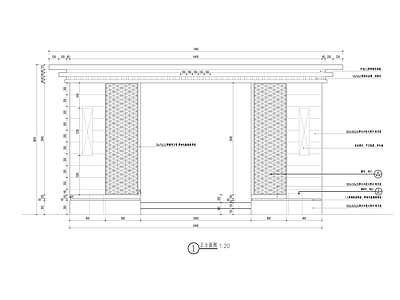 现代廊架 廊架 施工图