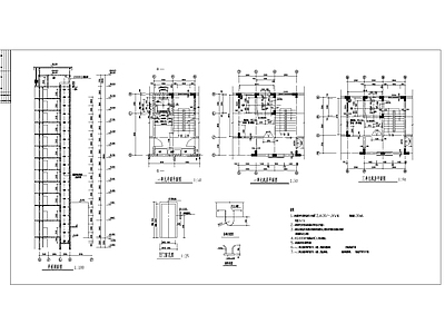 现代其他节点详图 电梯间及井道详图 施工图